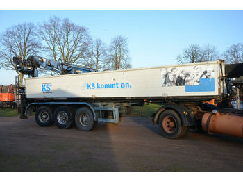 Langendorf SSH 27/26 Kranauflieger Lenkachse  - Dropside/ Flatbed semi-trailer