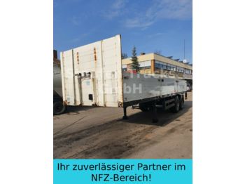 Meusburger Pritschen SANH 2-ACHS   KURZ 9 M Mitn.stapler  - Dropside/ Flatbed semi-trailer