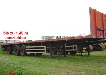 SETRA/KAESSBOHRER SB 14-18L. 25,9t. Nutzlast Schwerlast - Dropside/ Flatbed semi-trailer