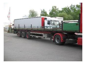 Schmidt 3-Achs-Sattelanhänger - 2 x hydr. gelenkt - Dropside/ Flatbed semi-trailer