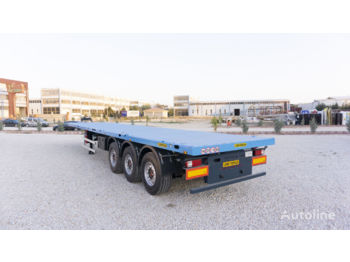 New Container transporter/ Swap body semi-trailer for transportation of containers EMIRSAN 12 locks Flatbed Trailer | Container Carrier Semi Trailer 2021: picture 1