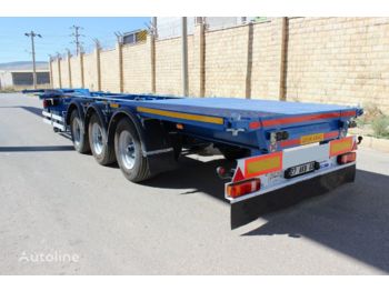 New Container transporter/ Swap body semi-trailer for transportation of containers EMIRSAN 2022 20-40-45 Ft Skeletal Swap Body Container Trailer: picture 1