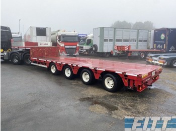 Low loader semi-trailer ES-GE 2x 4ass semi dieplader, 5mtr uitschuifbaar: picture 1