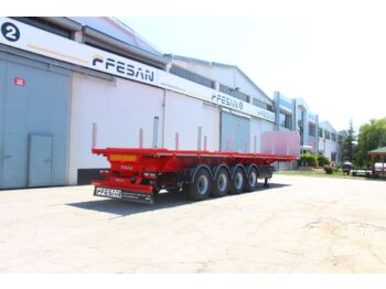New Dropside/ Flatbed semi-trailer FESAN FLATBED SIDE TIPPER: picture 1
