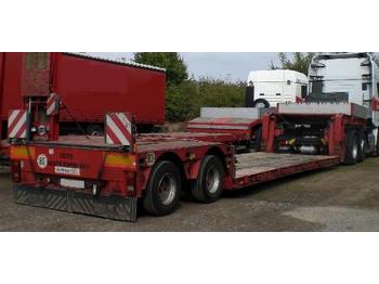 Low loader semi-trailer for transportation of heavy machinery Faymonville 2-Achs-Tiefbett - teleskopierbar: picture 1