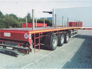 Dropside/ Flatbed semi-trailer Faymonville 3-Achs-Sattelauflieger - teleskopierbar: picture 1