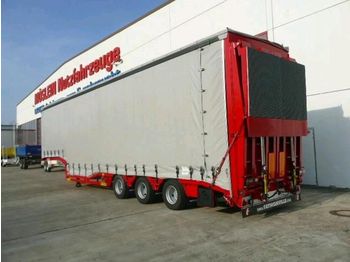 Low loader semi-trailer for transportation of heavy machinery Faymonville (B) 3 Achs Satteltieflader mit Stapler: picture 1