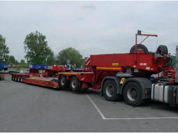Low loader semi-trailer for transportation of heavy machinery Faymonville Tiefbett 2 + 4 Kombination: picture 1