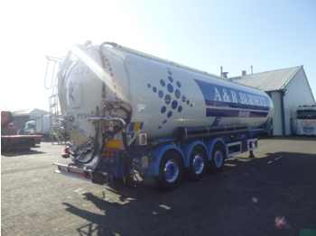 Tanker semi-trailer for transportation of flour Feldbinder Powder tank alu 60 m3 / Compressor diesel engine.: picture 4