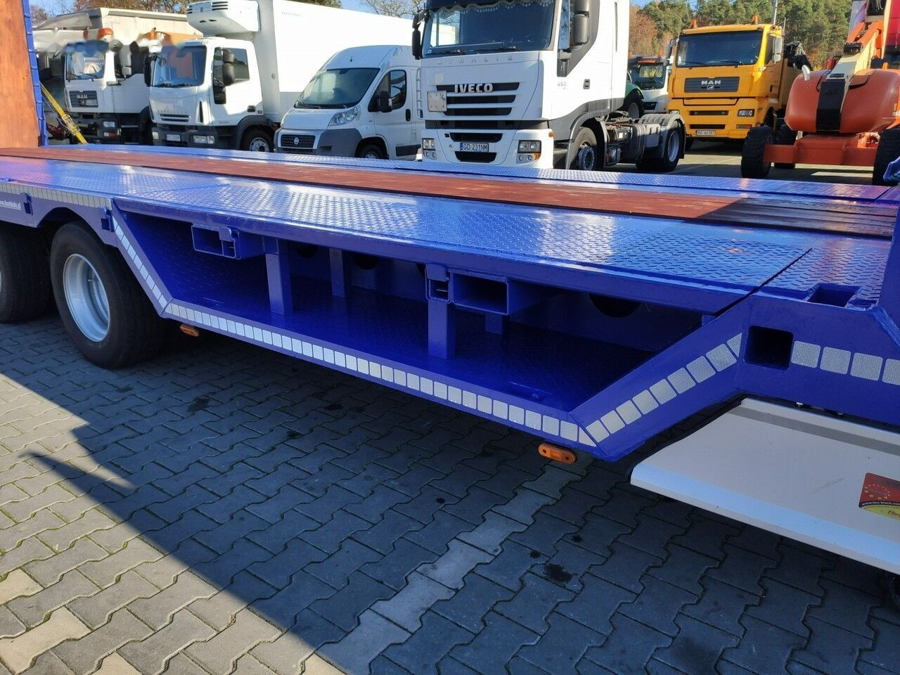 Low loader semi-trailer Fliegl: picture 37