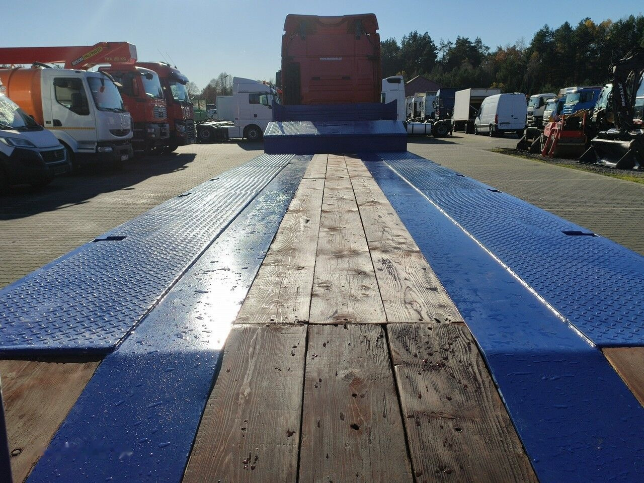Low loader semi-trailer Fliegl: picture 15