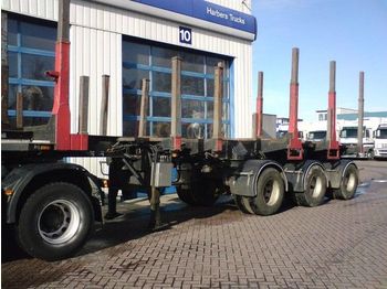 Semi-trailer for transportation of timber Floor FLDUO 17 HOUTTRANSPORT: picture 1