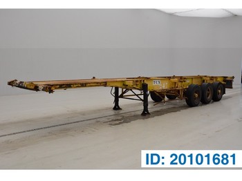 Container transporter/ Swap body semi-trailer Fruehauf Skelet 20-30-40 ft: picture 1
