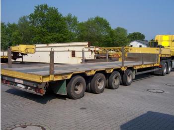 Low loader semi-trailer for transportation of heavy machinery GOLDHOFER STZ4 46/80, 57.500 kg complete: picture 1