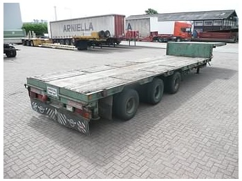 Dropside/ Flatbed semi-trailer for transportation of heavy machinery GOLDHOFER STZL 3-35/80: picture 1