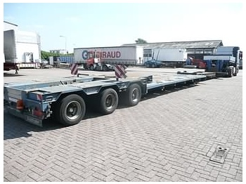 Dropside/ Flatbed semi-trailer for transportation of heavy machinery GOLDHOFER STZ-VLS4-38/80: picture 1
