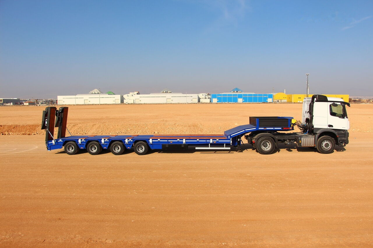 New Low loader semi-trailer GVN Trailer 4 AXLE LOWBED: picture 4
