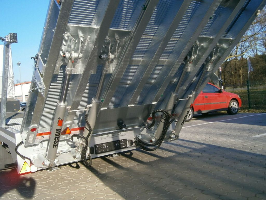 New Low loader semi-trailer Gabelstaplertransporter Tiefbett Rampen: picture 12