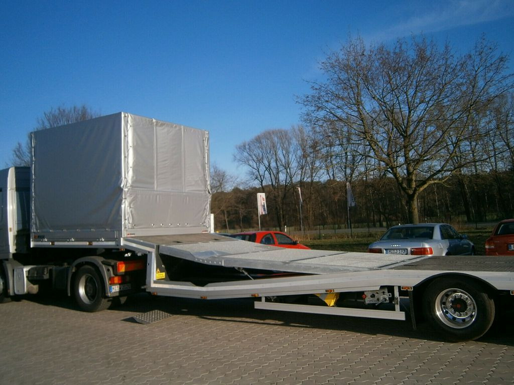 New Low loader semi-trailer Gabelstaplertransporter Tiefbett Rampen: picture 3
