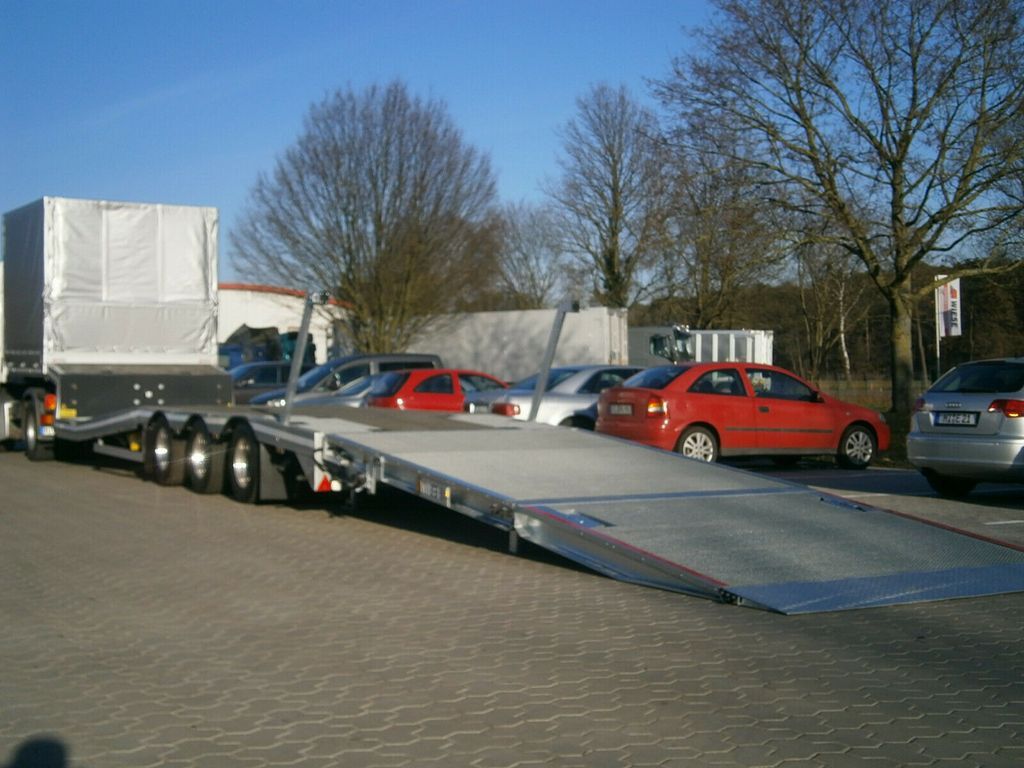 New Low loader semi-trailer Gabelstaplertransporter Tiefbett Rampen: picture 5