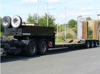 Low loader semi-trailer for transportation of heavy machinery Goldhofer 3-Achs-Tiefbett - teleskopierbar - mit Rampen: picture 1