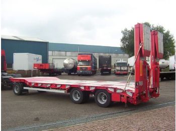 Low loader semi-trailer for transportation of heavy machinery Goldhofer 3ass semi dieplader, hydr klep: picture 1
