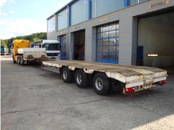 Low loader semi-trailer for transportation of heavy machinery Goldhofer Ausziehbar bis 18300mm: picture 1