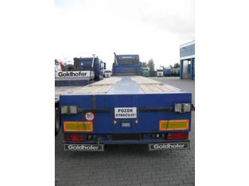 Dropside/ Flatbed semi-trailer for transportation of heavy machinery Goldhofer SPZ-DL 3 36/80 AA: picture 1