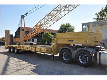 Low loader semi-trailer for transportation of heavy machinery Goldhofer STU 3 100/30: picture 1