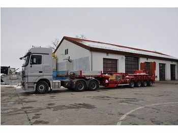 Low loader semi-trailer for transportation of heavy machinery Goldhofer STZ L4 44/80 A: picture 1