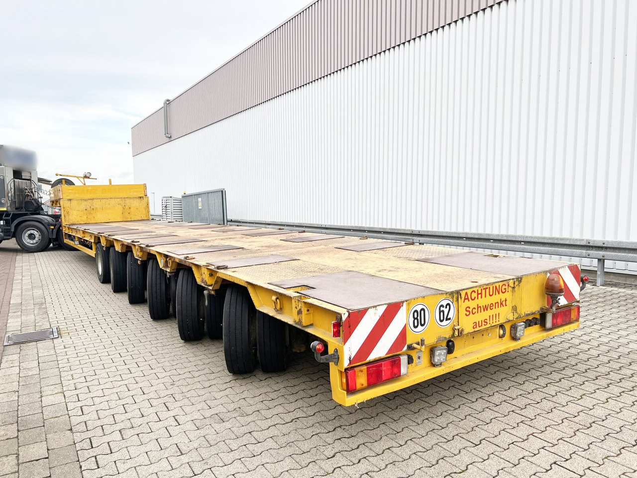 Low loader semi-trailer for transportation of heavy machinery Goldhofer STZ-L6-62/80 STZ-L6-62/80, 5x Lenkachse: picture 15