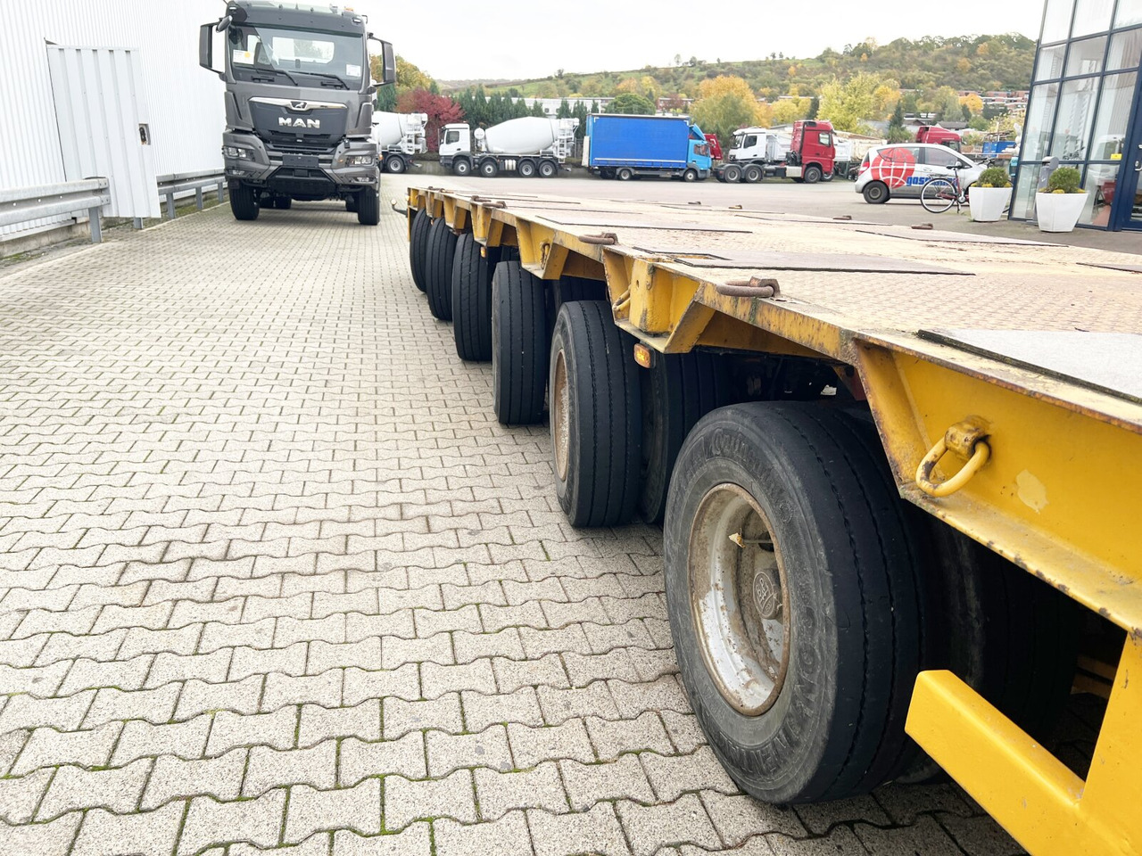 Low loader semi-trailer for transportation of heavy machinery Goldhofer STZ-L6-62/80 STZ-L6-62/80, 5x Lenkachse: picture 12