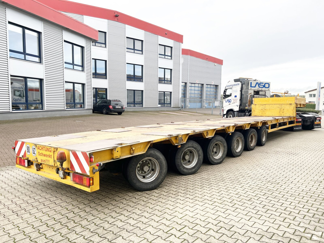 Low loader semi-trailer for transportation of heavy machinery Goldhofer STZ-L6-62/80 STZ-L6-62/80, 5x Lenkachse: picture 13