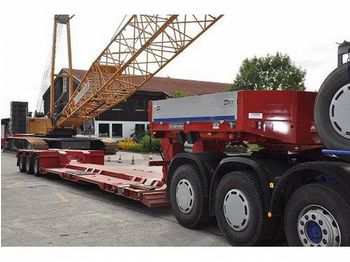 Low loader semi-trailer for transportation of heavy machinery Goldhofer STZ VL 3 35/80 A: picture 1
