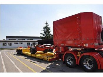 Low loader semi-trailer for transportation of heavy machinery Goldhofer STZ VL 3 38/80 A + Dolly: picture 1