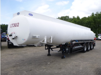Tanker semi-trailer for transportation of fuel Indox Fuel tank alu 42 m3 / 6 comp + pump: picture 1