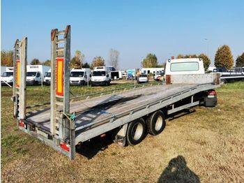 Autotransporter semi-trailer KMR Gépszállító tréler BE félpót: picture 1