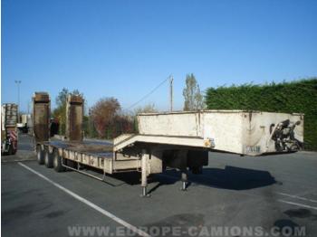 Low loader semi-trailer for transportation of heavy machinery Kaiser 3 Essieux extensible: picture 1
