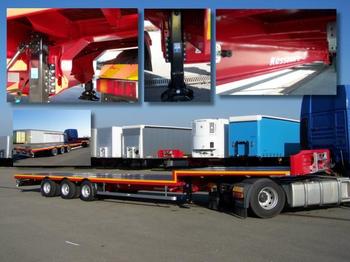 New Dropside/ Flatbed semi-trailer Kässbohrer JB JUMBOSATTEL 92 cm / BPW / 5400 kg leer NEU: picture 1