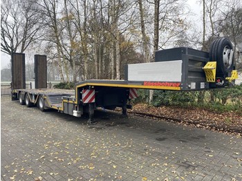 Low loader semi-trailer Kässbohrer LB3E Radmulde/Wheel Recess/Hyd Ramps/Extandeble 19.60 Mtr.: picture 1