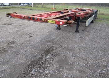 Container transporter/ Swap body semi-trailer Krone Chassis: picture 1