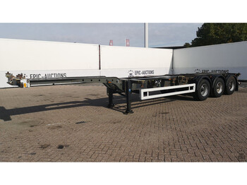 Container transporter/ Swap body semi-trailer Krone SD27: picture 1