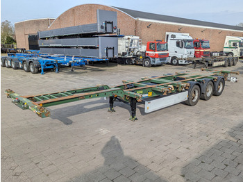Krone SD 27 3-Assen BPW - Back Slider - DrumBrakes - 5280kg - 10 units in stock (O1777) - Container transporter/ Swap body semi-trailer: picture 1