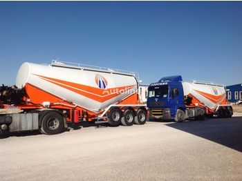 New Tanker semi-trailer for transportation of cement LIDER 2022 MODEL NEW CEMENT TANKER: picture 1