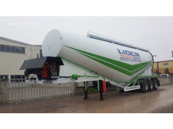 New Tanker semi-trailer for transportation of cement LIDER 2022 NEW 80 TONS CAPACITY FROM MANUFACTURER READY IN STOCK [ Copy ]: picture 1