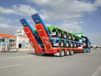 New Low loader semi-trailer LIDER 2022 NEW from manufacturer READY IN STOCK [ Copy ] [ Copy ] [ Copy ] [ Copy ]: picture 1