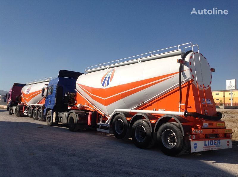 New Tanker semi-trailer for transportation of cement LIDER 2023 MODEL NEW CEMENT TANKER: picture 4