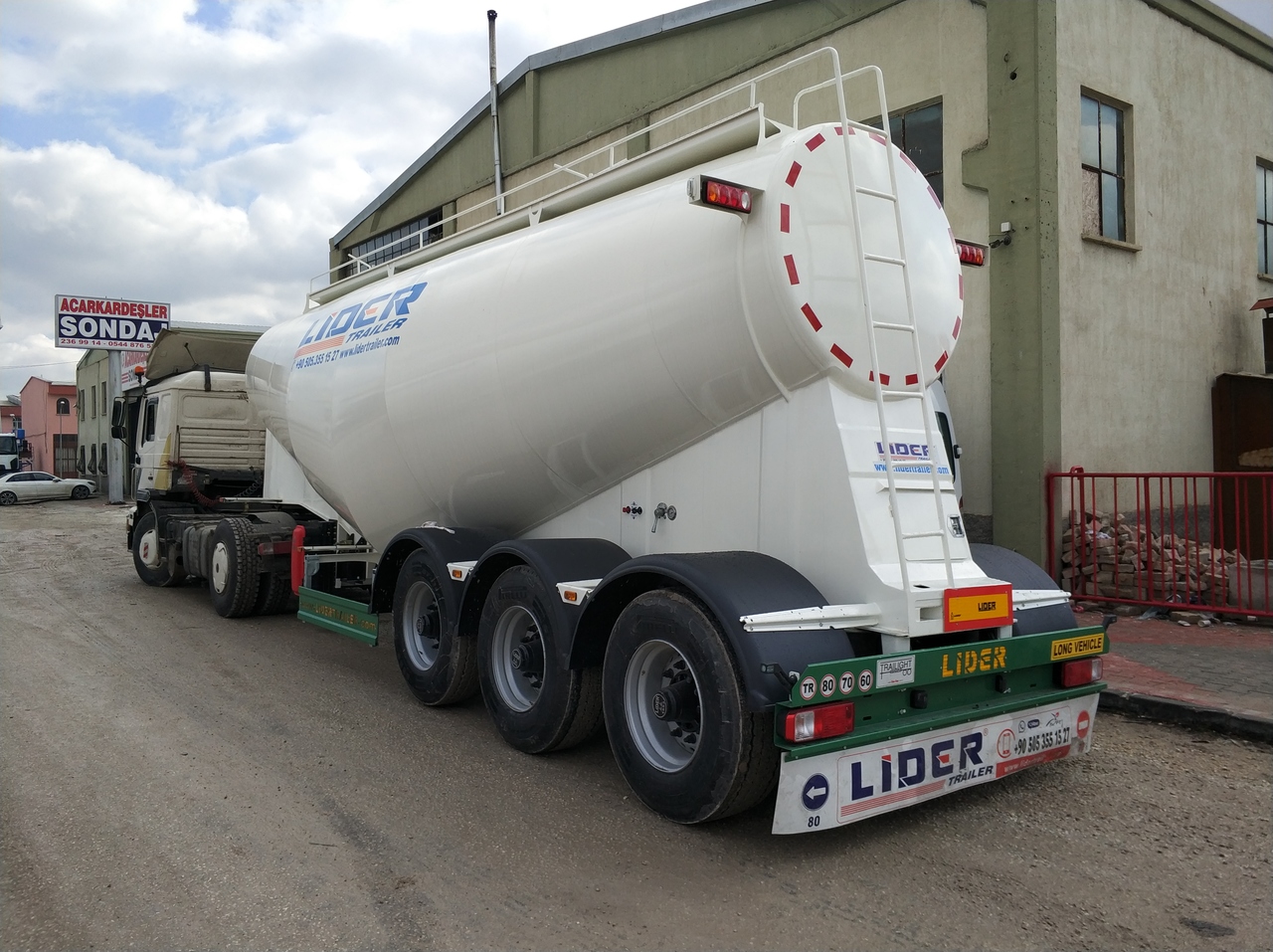 New Tanker semi-trailer for transportation of cement LIDER 2023 MODEL NEW CEMENT TANKER: picture 16