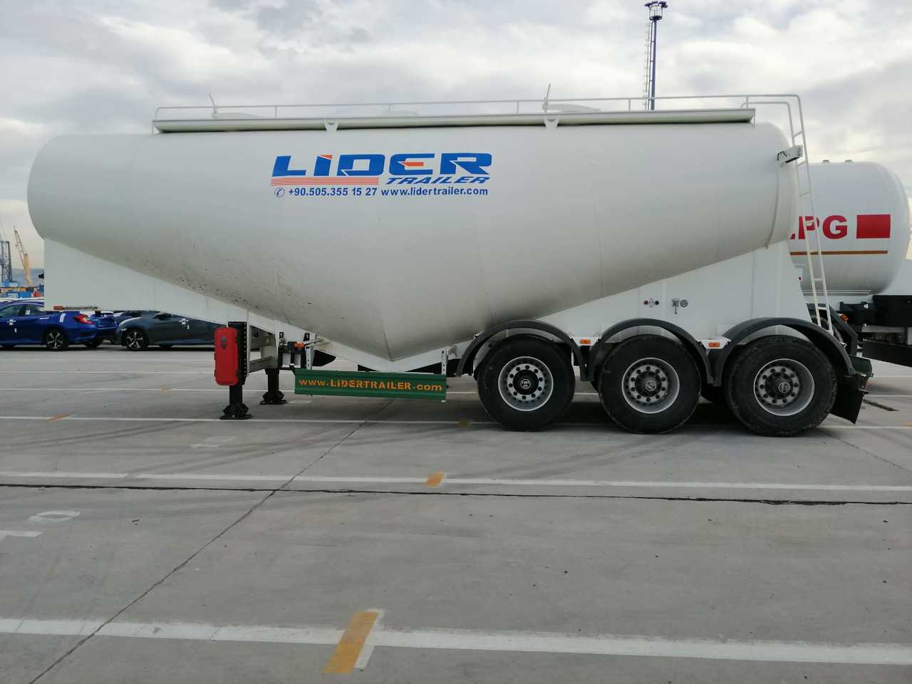 New Tanker semi-trailer for transportation of cement LIDER 2023 MODEL NEW CEMENT TANKER: picture 17