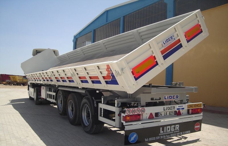 New Tipper semi-trailer LIDER 2023 MODEL NEW FROM MANUFACTURER COMPANY: picture 4